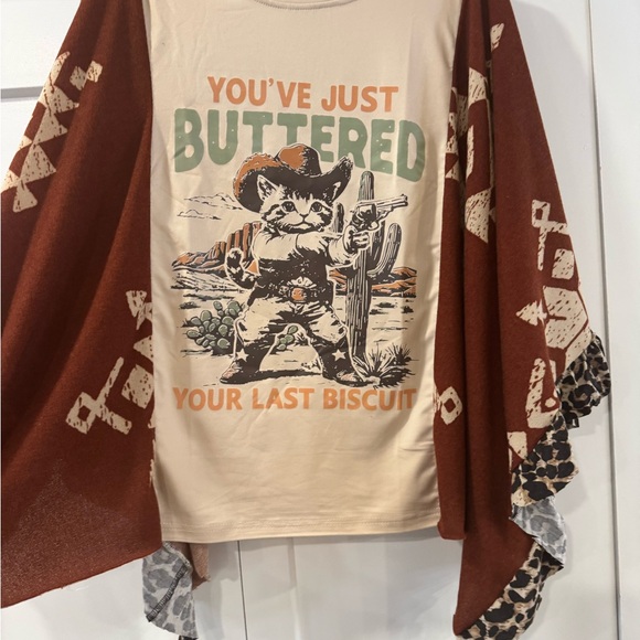 Custom Upcycle Western kimono - Picture 4 of 4